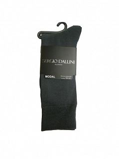 Шелковистые носки из дышащей ткани серого цвета Sergio Dallini RTSDS805-3